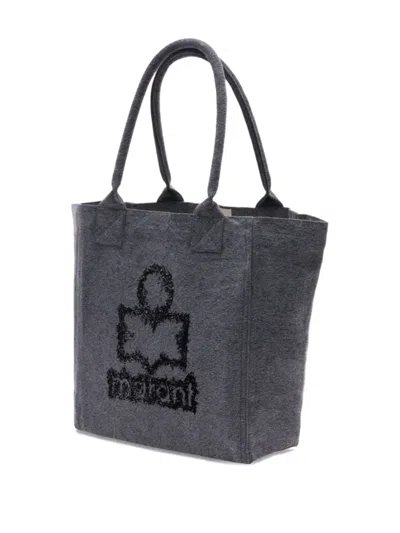 Isabel Marant Small Yenky Gf Shopper Bag In Gray