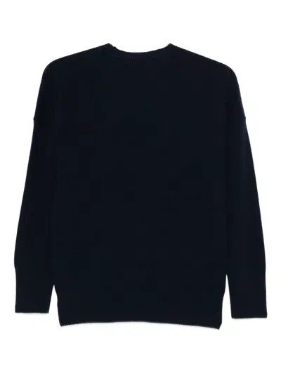 Drumohr V-neck Sweater In Blue