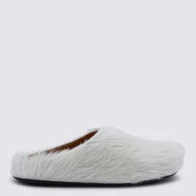 Marni Sandals Light And Natural In White