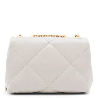 Tory Burch Quilted Chain Leather Shoulder Bag In Gray