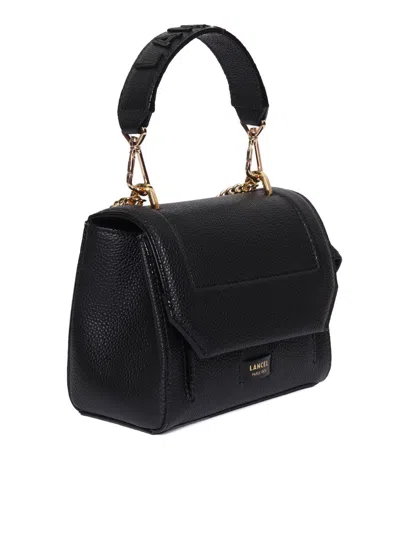 Lancel Hand Held Bag. In Black