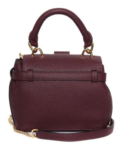 Lancel Hand Held Bag. In Red