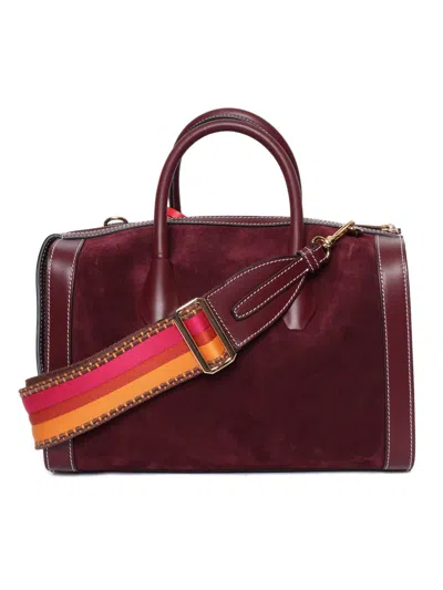 Lancel Hand Held Bag. In Red