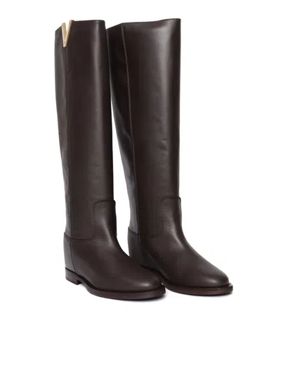 Via Roma 15 V Boots In Brown