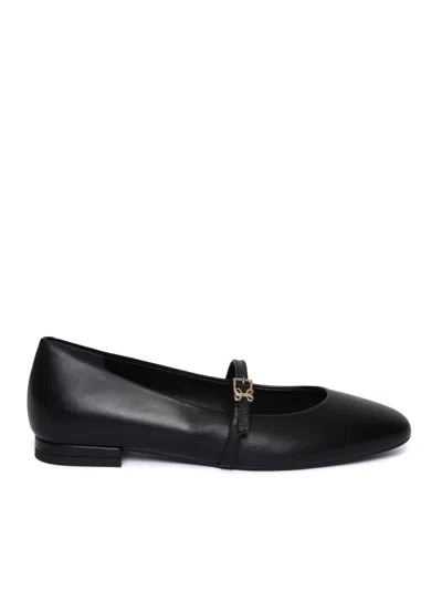 Sergio Levantesi Ambra56 Strap Ballet Flats In Black