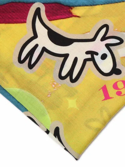 Destin Graphic-print Scarf In Brown