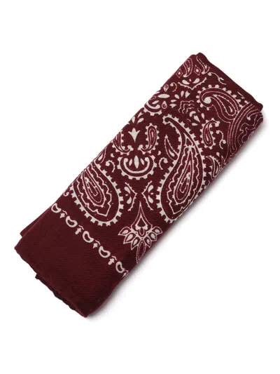 Destin Paisley-pattern Bandana In Brown