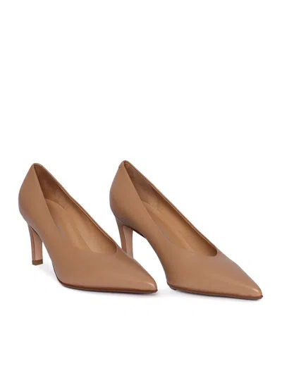 Sergio Levantesi 70mm Galassia56 Leather Pumps In Brown