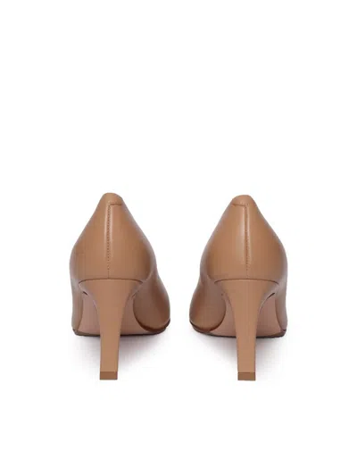 Sergio Levantesi 70mm Galassia56 Leather Pumps In Brown