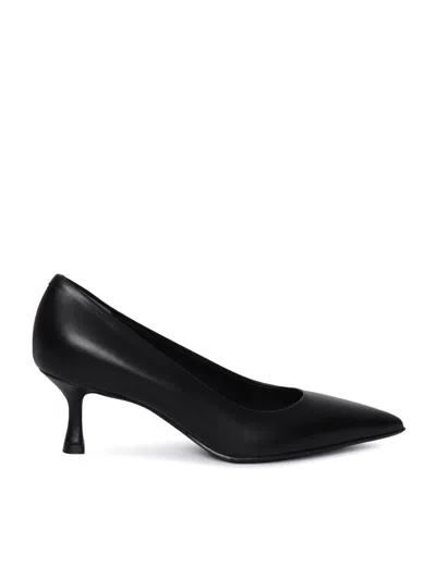 Sergio Levantesi Brunella56 Calf Black Pumps In Black