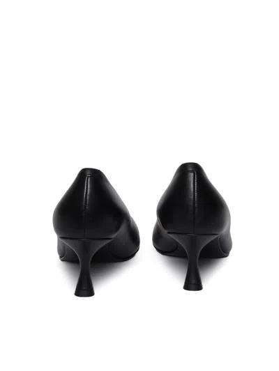 Sergio Levantesi Brunella56 Calf Black Pumps In Black