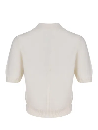 Pinko Pull Polo In Neutral