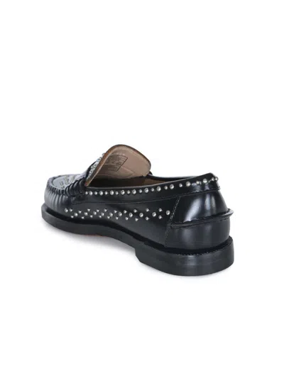 Sebago Mocassino Dan Studs 902 Black In Black