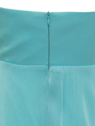 Actualee Halterneck Maxi Dress In Blue