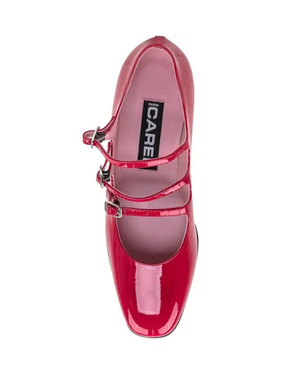 Carel Paris Mary Jane Kina Ballet Shoes In Red