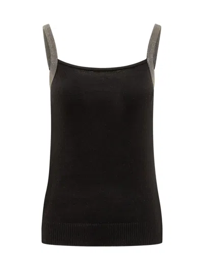 Fabiana Filippi Top Handles Top In Black