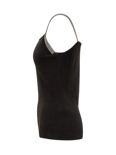 Fabiana Filippi Top Handles Top In Black