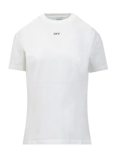 Off-white Diagonal T-shirt In White