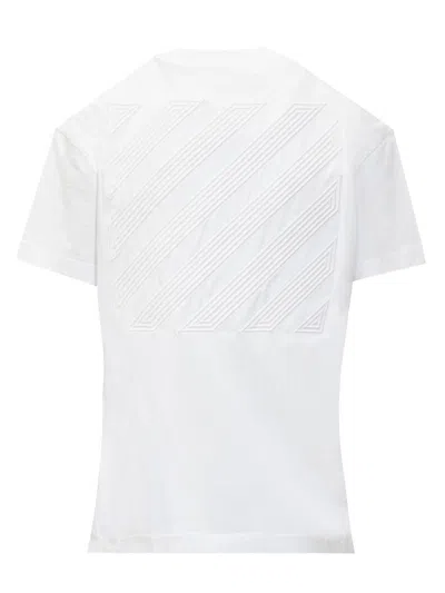 Off-white Diagonal T-shirt In White