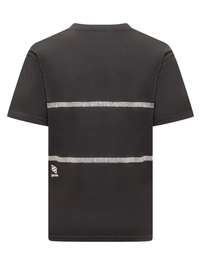 Gcds T-shirt With Bling Logo In Black