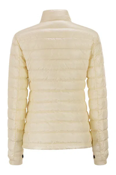 Moncler Grenoble Ivory Nylon Walibi Down Jacket In Neutral