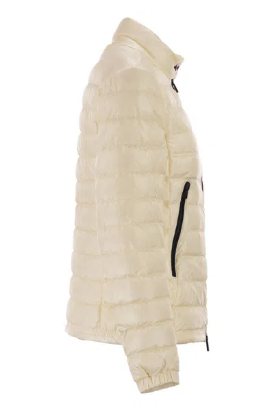 Moncler Grenoble Ivory Nylon Walibi Down Jacket In Neutral