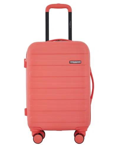 Travelers Club Austin 4 Piece Hardside Luggage Set In Orange