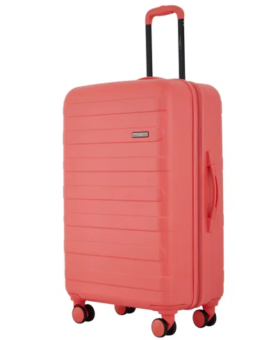 Travelers Club Austin 4 Piece Hardside Luggage Set In Orange