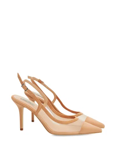 Smiling Shoes 89mm Kate Mesh Pumps In Neutral