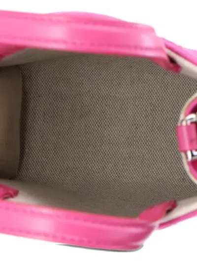 Pre-owned Givenchy Vertical G- Canvas Mini Tote Bag In Pink