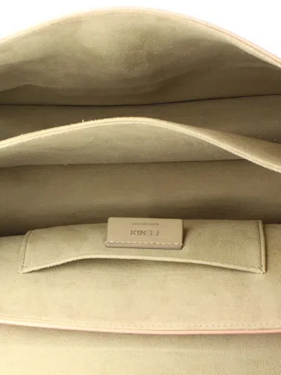 Pre-owned Fendi Kan I Bag Leather Medium Shoulder Bag In Red