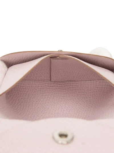 Pre-owned Hermes 2022 Epsom Bastia Purse Coin Pouch In Pink
