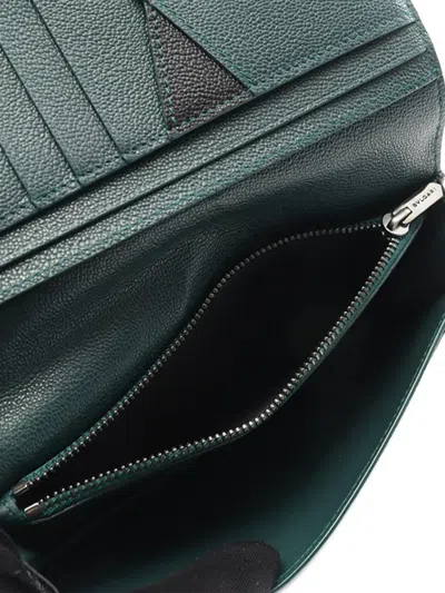 Pre-owned Bvlgari 2010-2025  Man Wallet Long Wallets In Black