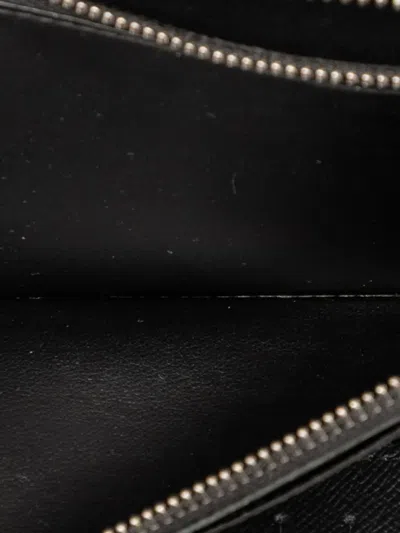 Pre-owned Louis Vuitton 2021-2025 Monogram Eclipse Vertical Zippy Wallet Long Wallets In Black