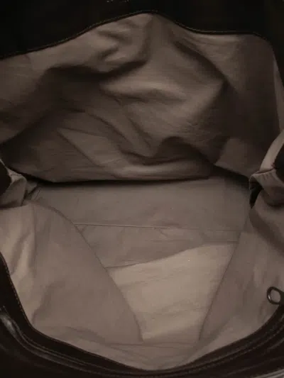 Pre-owned Bottega Veneta 2012-2025 Nappa Intrecciato Belted Tote Bag In Brown