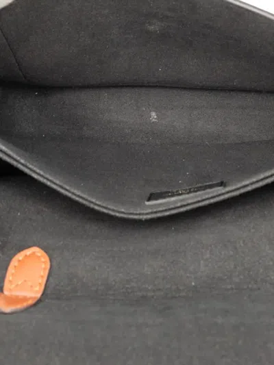 Pre-owned Louis Vuitton 2020 Damier Ebene Beaumarchais Satchel In Brown