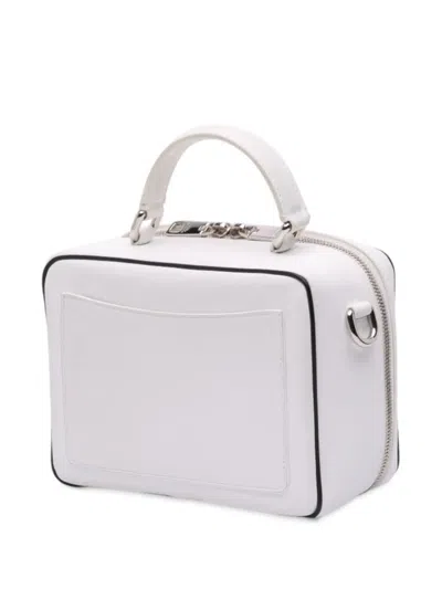 Pre-owned Dolce & Gabbana 2000-2010 Leather Dg Logo Satchel In Black