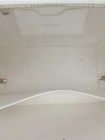 Pre-owned Dolce & Gabbana 2000-2010 Leather Dg Logo Satchel In Black