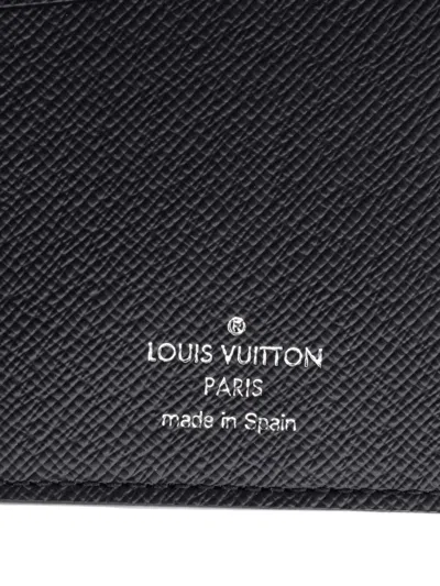 Pre-owned Louis Vuitton Brazza Wallet Limited Edition Multicolor Damier Graphite 3d Small Wallets In Black
