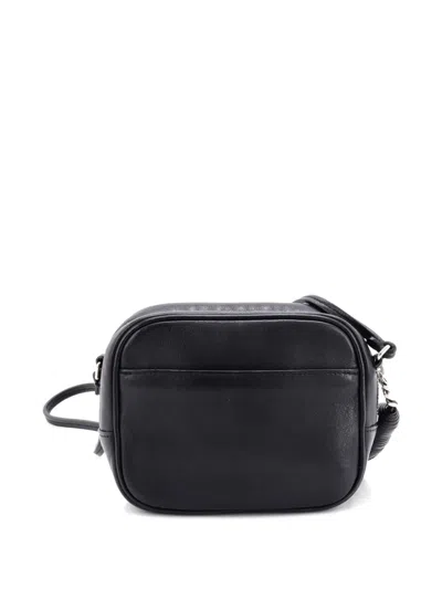 Pre-owned Saint Laurent Classic Monogram Blogger Leather Small Crossbody Bag In Black