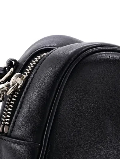 Pre-owned Saint Laurent Classic Monogram Blogger Leather Small Crossbody Bag In Black