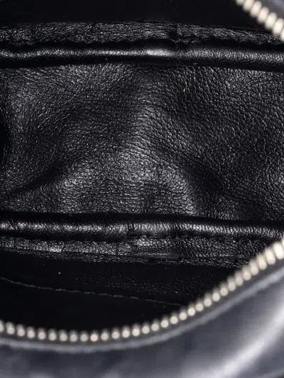 Pre-owned Saint Laurent Classic Monogram Blogger Leather Small Crossbody Bag In Black