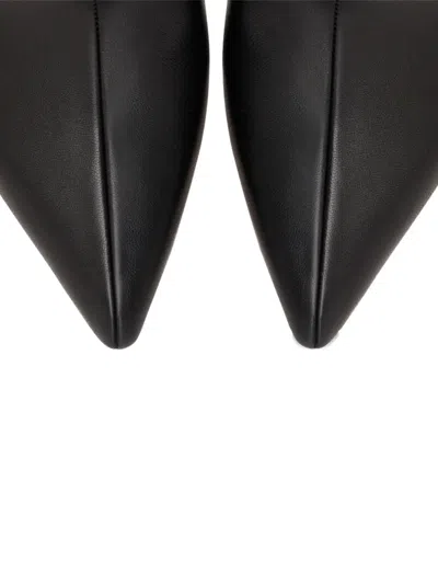 Smiling Shoes 90mm Rhea Pointed Boots In Black