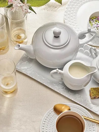 L'objet Aegean White Rectangular Platter In White