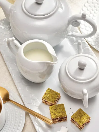 L'objet Aegean White Rectangular Platter In White