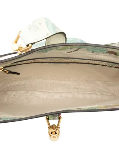 Pre-owned Gucci 2016-2025 Small Calfskin Tiger Jackie 1961 Crossbody Bag In Blue