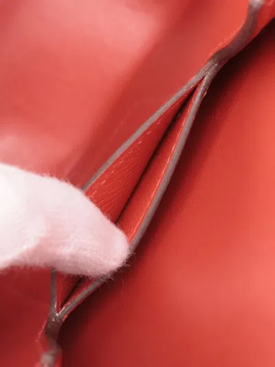 Pre-owned Hermes 2021 Mini Epsom Della Cavalleria Crossbody Bag In Red