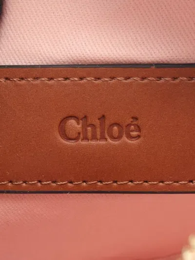 Pre-owned Chloé 2010-2025 Kids Corduroy Crossbody Bag In Pink