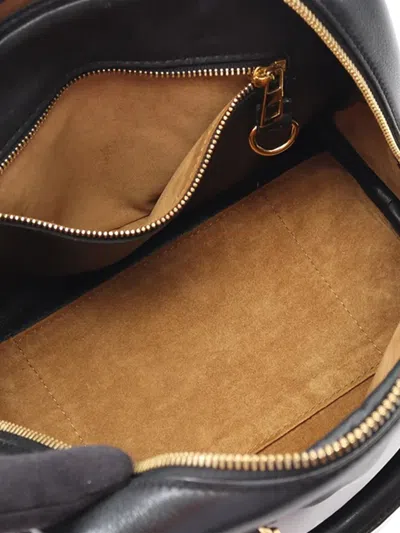 Pre-owned Loewe 2010-2025 Small Lambskin Amazona 75 Satchel In Black