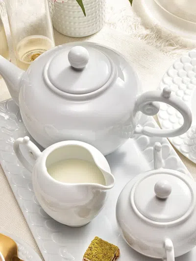 L'objet Aegean White Teapot In White